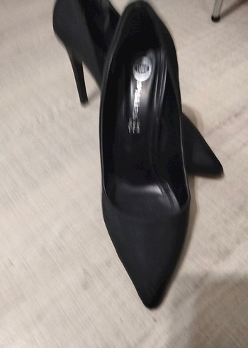 Diğer Kadın Siyah Stiletto Topuklu Ofis Ayakkabısı