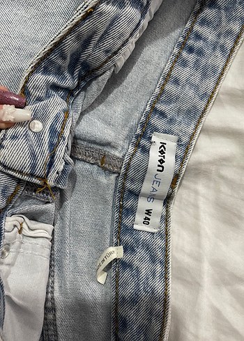 40 Beden Buz mavisi Denim Şort