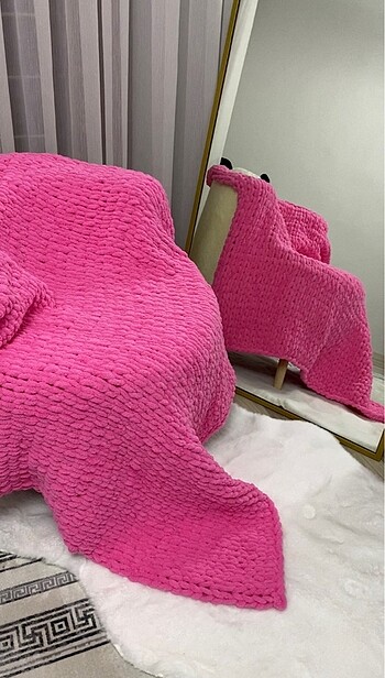 Pembe bebek battaniyesi