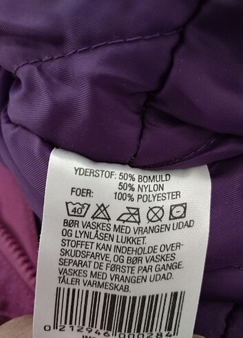 4 Yaş Beden mor Renk Kids Kar Tulumu