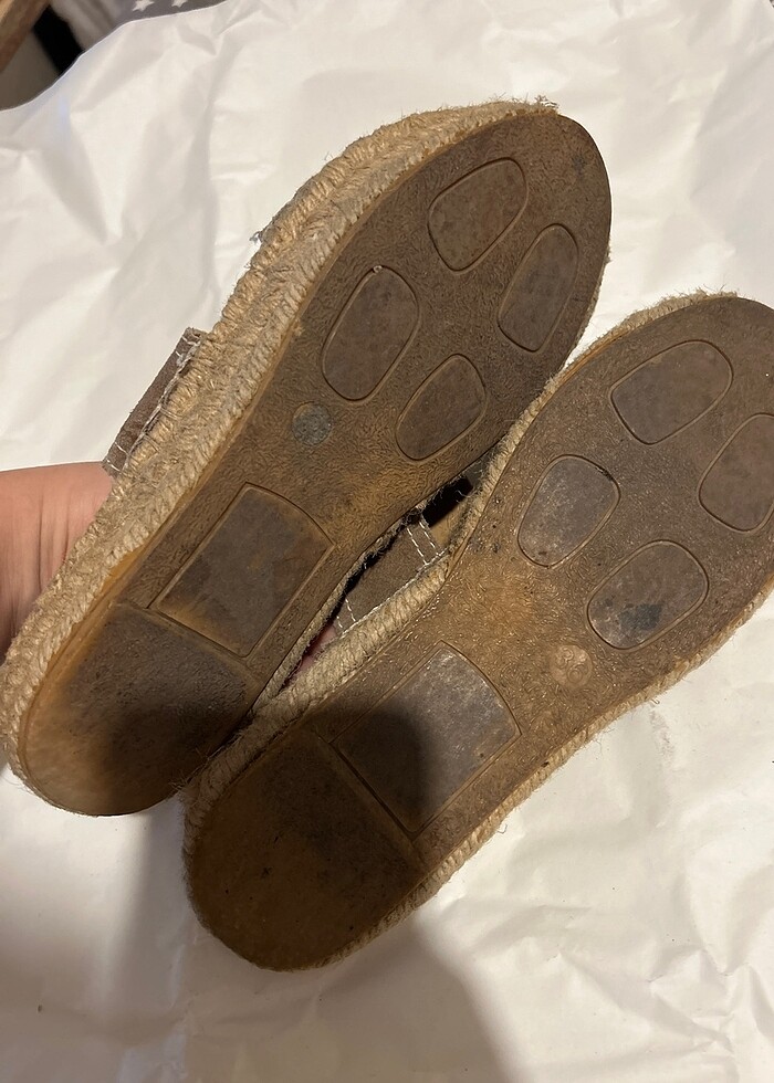 Vizon renk bambi yazlık sandalet - Görsel 4