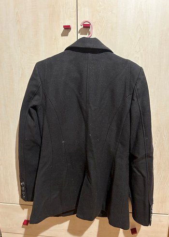 Mango orjinal koyu kahve Kaşe mont - Görsel 6