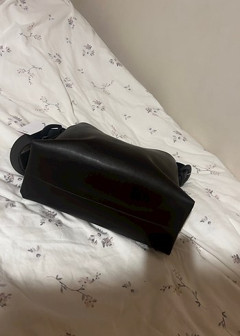 Mango Kahverengi Deri Çanta - Görsel 8