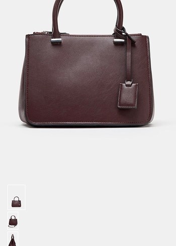 Zara Bordo Yeni Sezon çanta - Görsel 2
