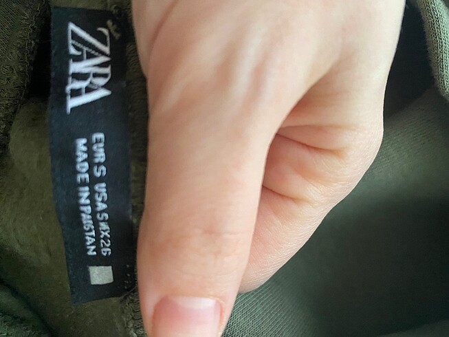 s Beden haki Renk ZARA EŞOFMAN ALTI