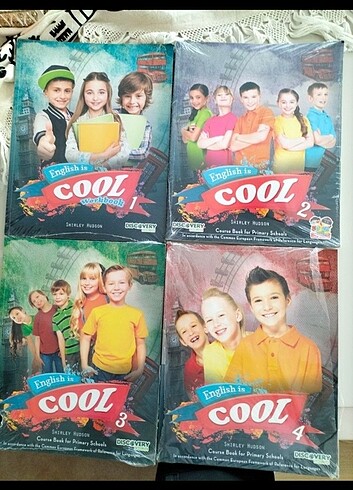  Beden Renk English Cool,1,2,34, toplam 4 set 8 kitap 400 tl,her seti ayrı a