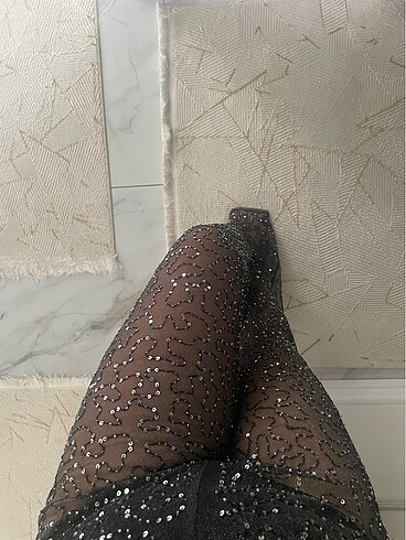 Stradi payetli pantolon - Görsel 5