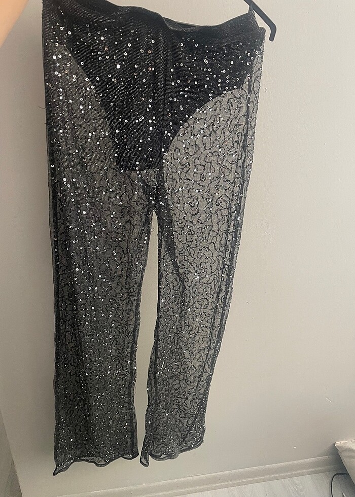 Stradi payetli pantolon - Görsel 2