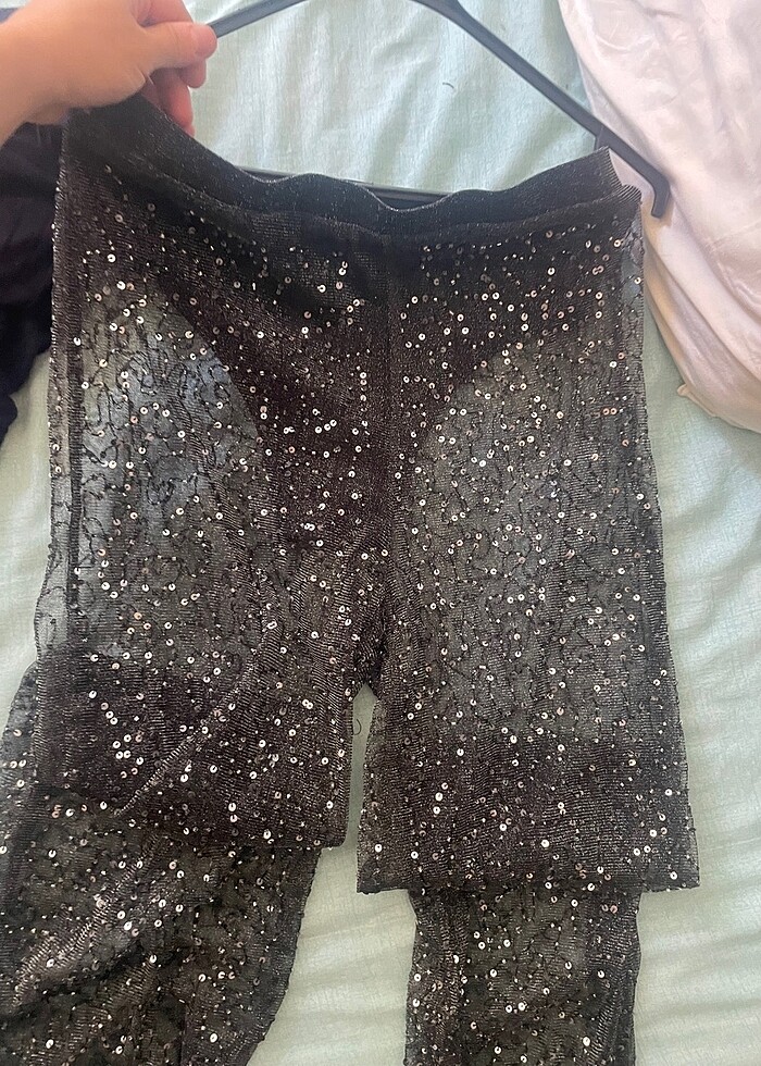 Stradi payetli pantolon - Görsel 3