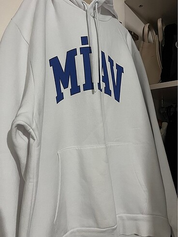 l Beden beyaz Renk Mavi sweat