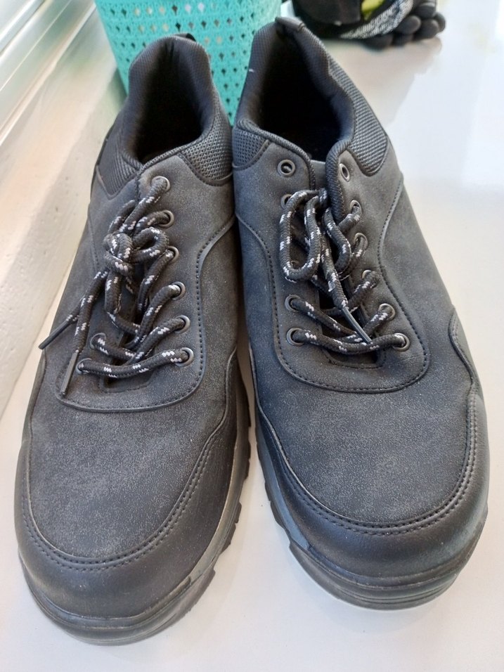 Gri Street Wear Erkek Ayakkabı Bağı - Görsel 3