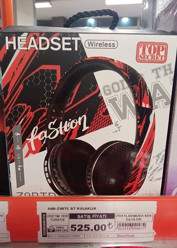 Kablosuz Renkli Kulaklık - Görsel 3