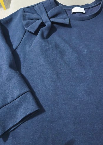 Kadın lacivert Uzun Kollu Sweatshirt - Görsel 3