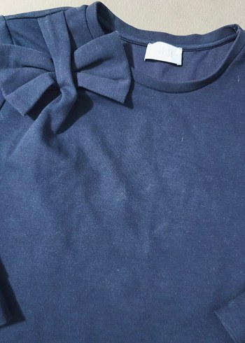 Kadın lacivert Uzun Kollu Sweatshirt - Görsel 4