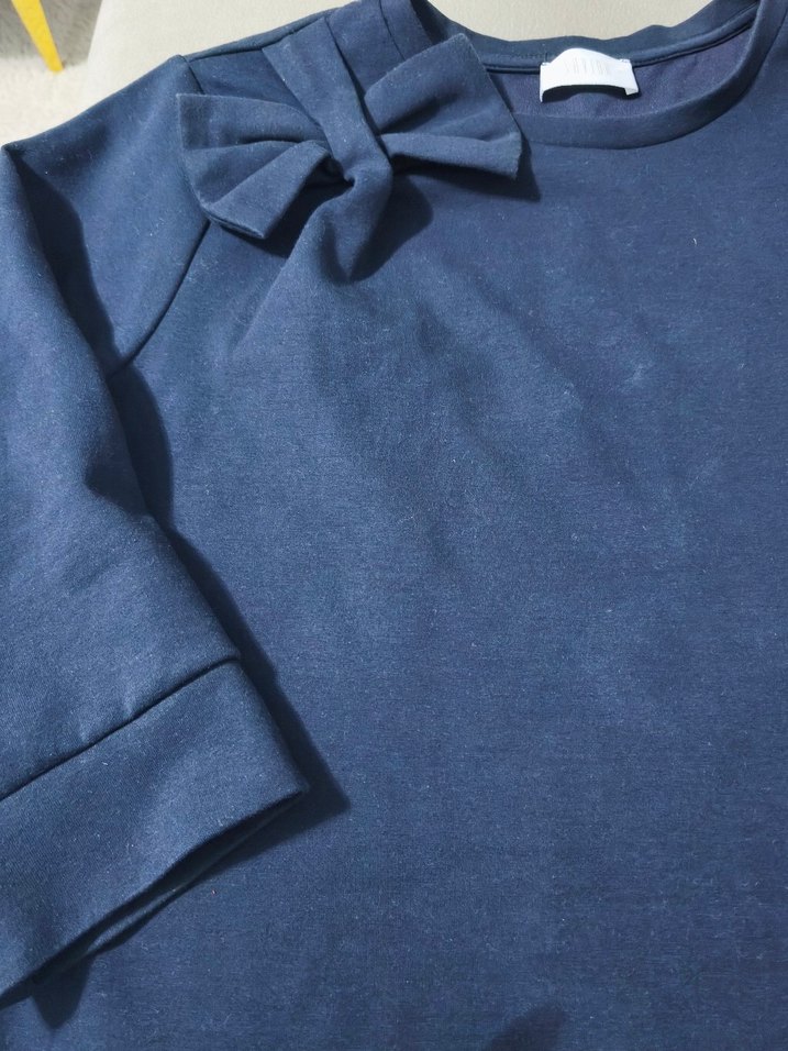 Kadın lacivert Uzun Kollu Sweatshirt - Görsel 3