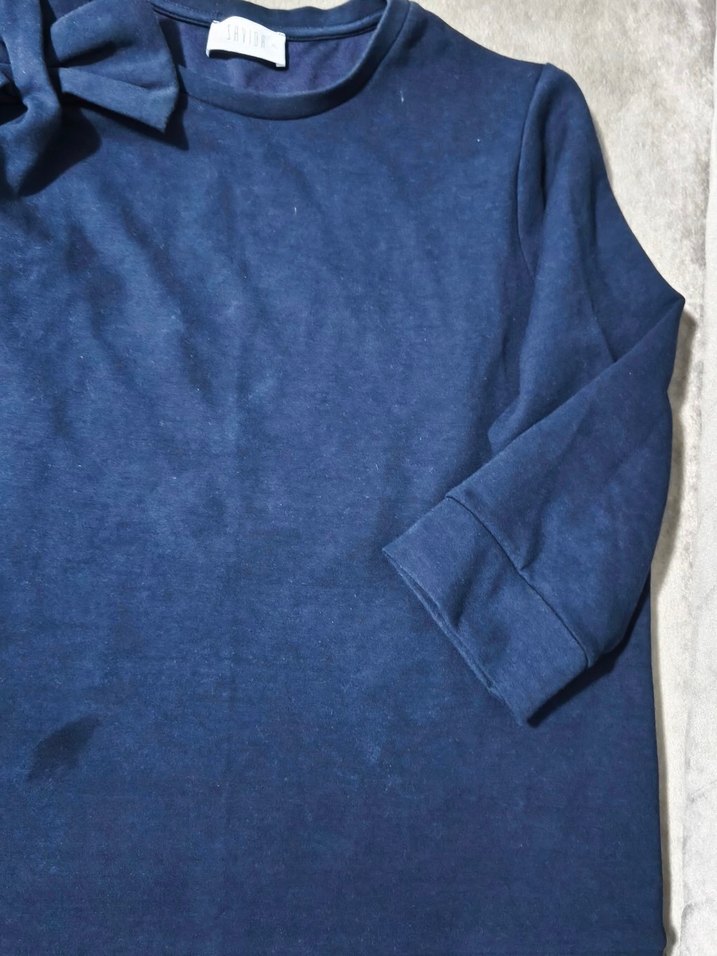 Kadın lacivert Uzun Kollu Sweatshirt - Görsel 2