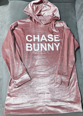 Parlak Pembe Kadın Kapüşonlu Sweatshirt - Görsel 4