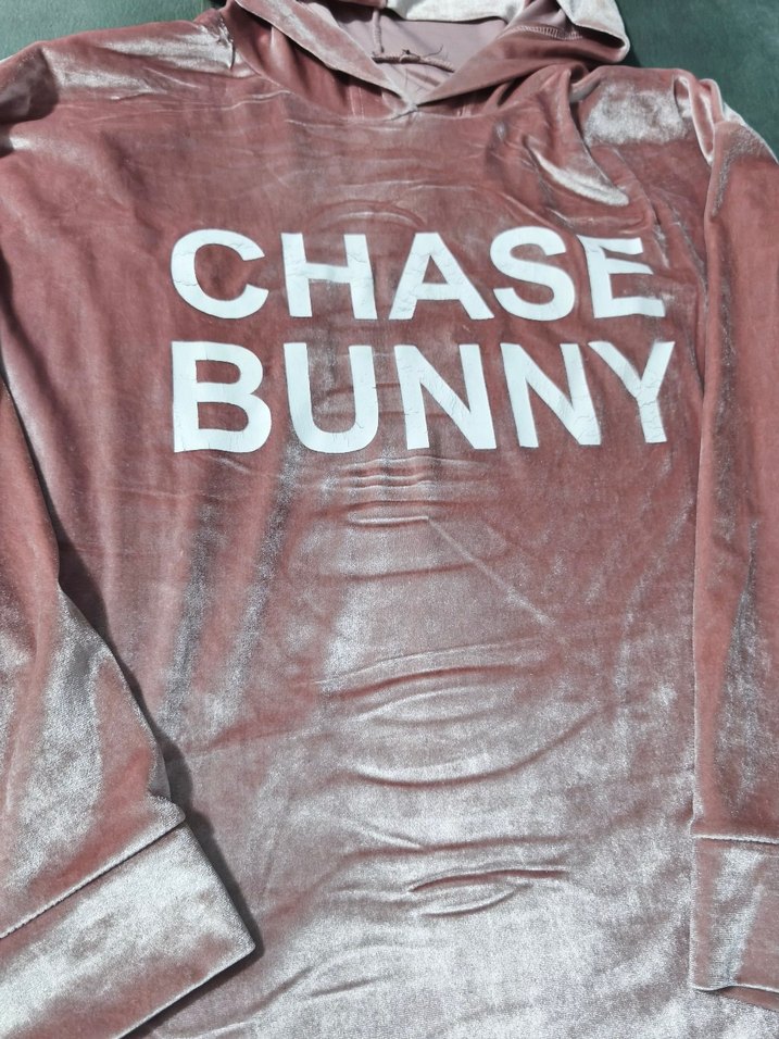 Parlak Pembe Kadın Kapüşonlu Sweatshirt - Görsel 3