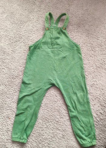 Yeşil Erkek Çocuk Askılı Tulum - Görsel 2