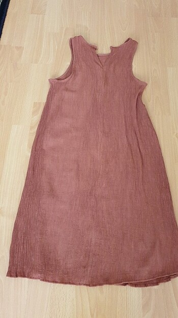l Beden Elbise kırınkıl Kumaş gibi tiril tiril 93 cm boy 43 cm bel esnek