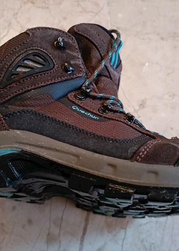 Kahverengi  Kauçuk Botlar Velcro Decathlon'dan alındı - Görsel 4