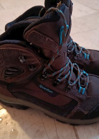 Kahverengi  Kauçuk Botlar Velcro Decathlon'dan alındı - Görsel 2