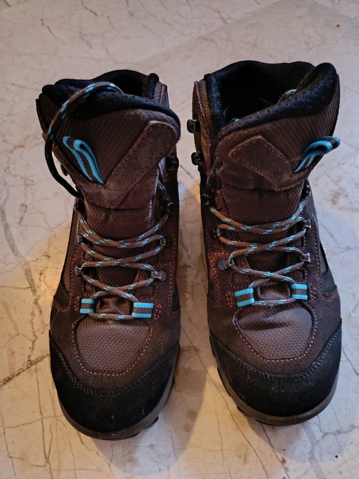 Kahverengi  Kauçuk Botlar Velcro Decathlon'dan alındı - Görsel 3