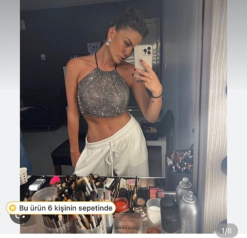 IŞILTILI CROP TOP