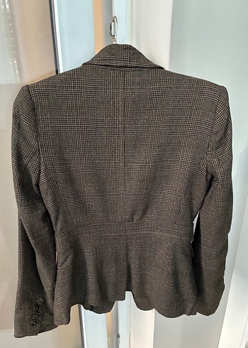 Mango Kadın Kahverengi Regular Fit Ceket - Görsel 6