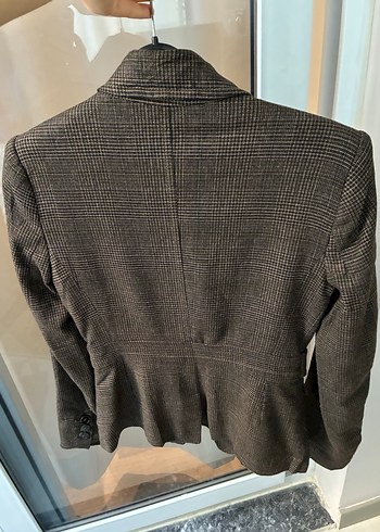 Mango Kadın Kahverengi Regular Fit Ceket - Görsel 5