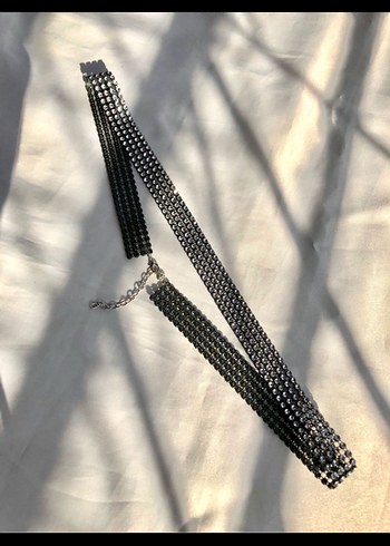 SİYAH IŞILTILI KADIN KEMER - Görsel 2