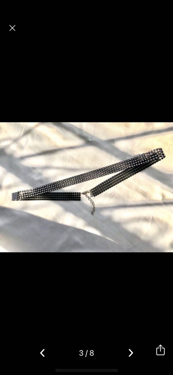 SİYAH IŞILTILI KADIN KEMER - Görsel 3