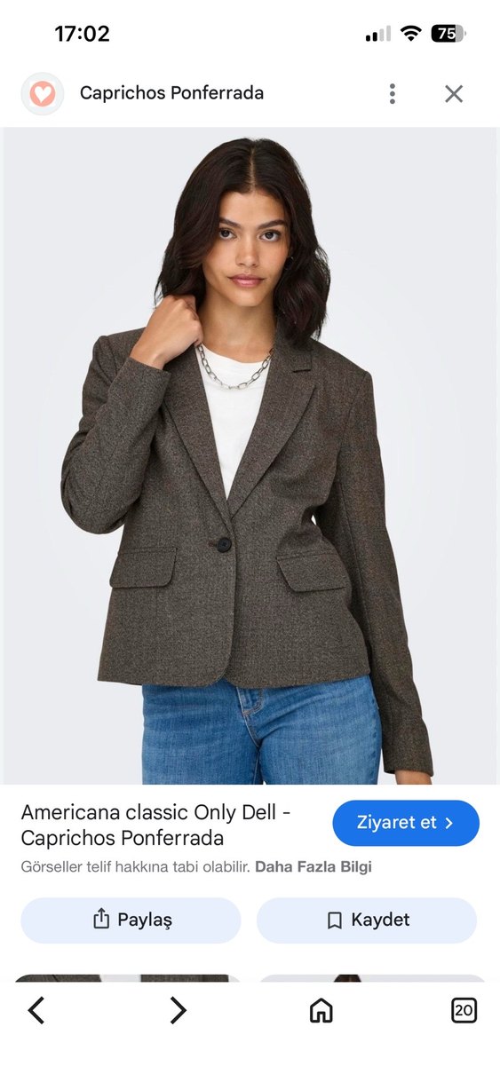 MANGO KAHVERENGİ BLAZER CEKET - Görsel 4