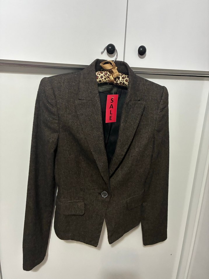 MANGO KAHVERENGİ BLAZER CEKET - Görsel 5