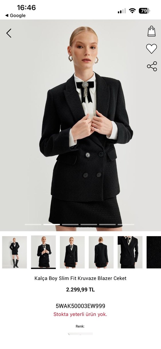 KOTON TÜVİT BLAZER CEKET - Görsel 5