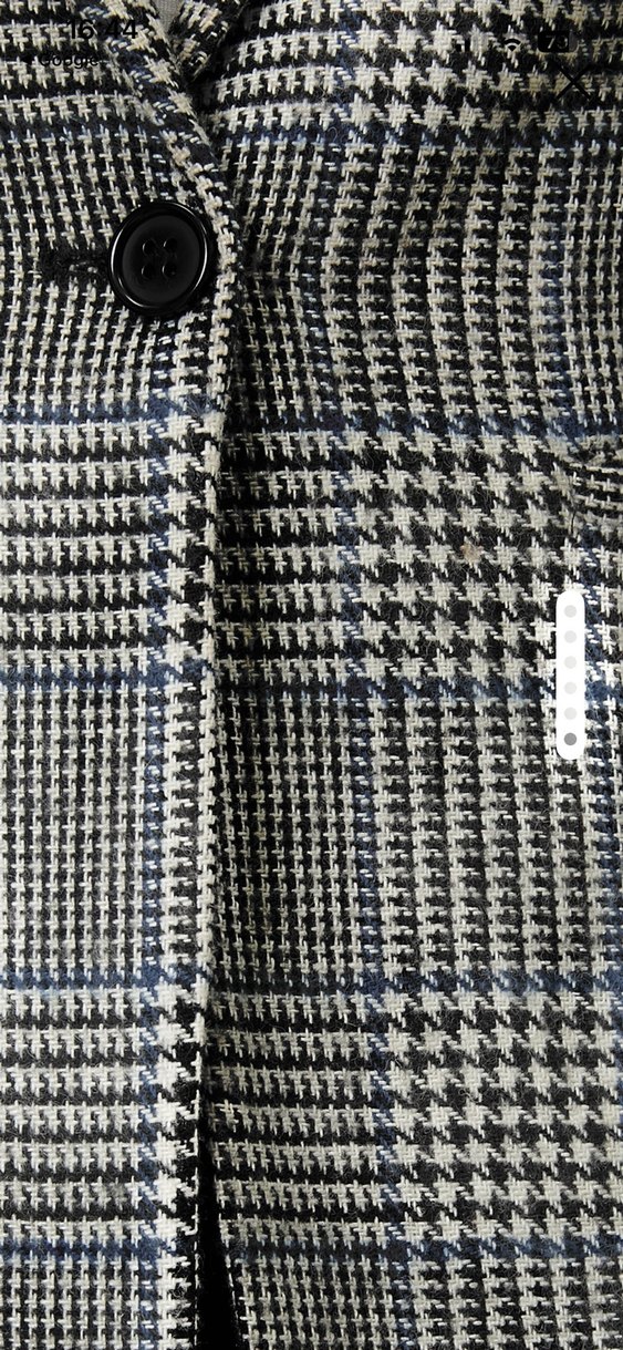 Kadın Gri Düğmeli Blazer Ceket - Görsel 5