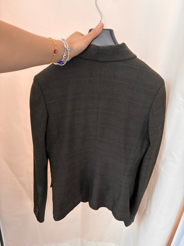 ORJİNAL ZARA KAHVERENGİ BLAZER CEKET — görsel 7/18