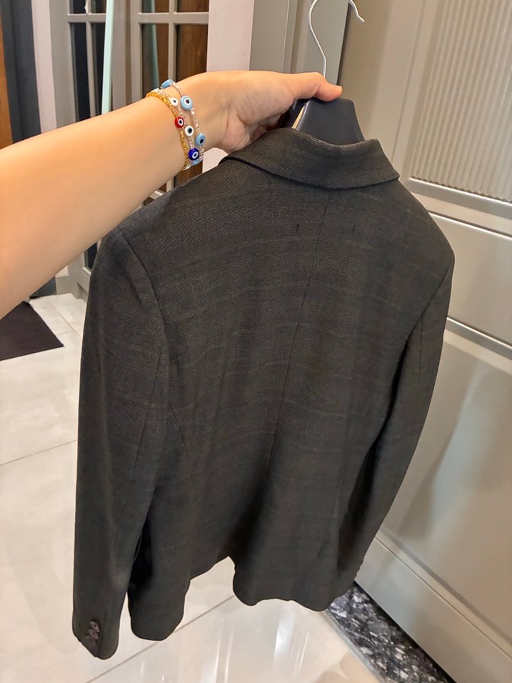 ORJİNAL ZARA KAHVERENGİ BLAZER CEKET — görsel 9/18
