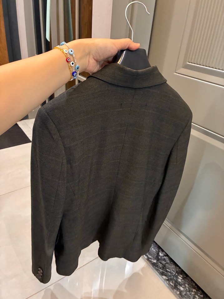 ORJİNAL ZARA KAHVERENGİ BLAZER CEKET — görsel 17/18