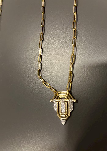Accessorize Altın Renkli Zincir Detaylı Uzun Kolye