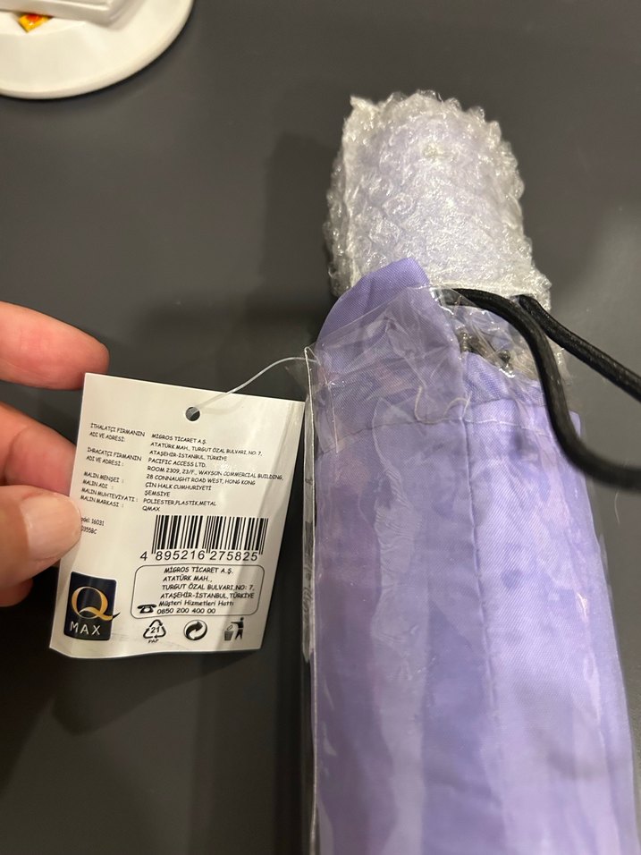 Mor Pastel Kadın Şemsiye - Görsel 4