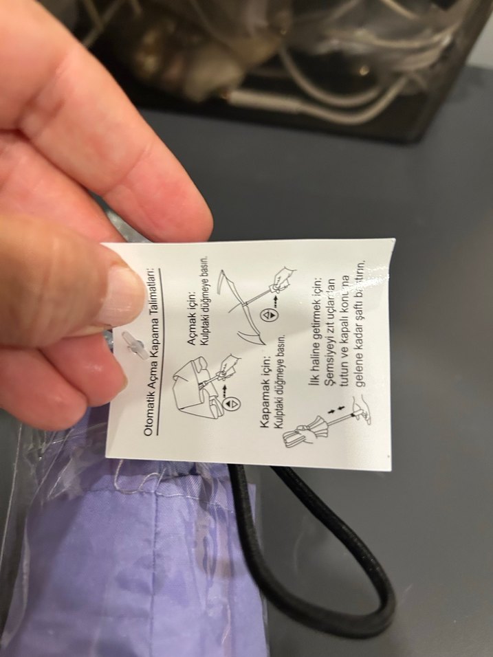 Mor Pastel Kadın Şemsiye - Görsel 3