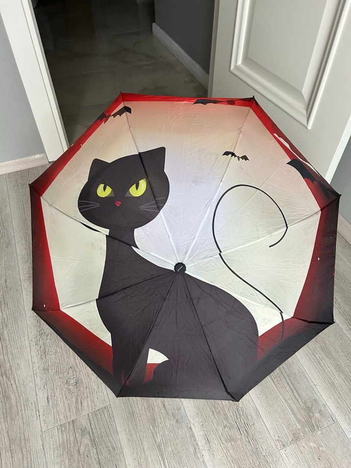 Yeşil Kadın Şemsiye Kurbağa Desenli adet fiyat - Görsel 2