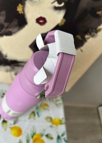 Pastel Mor Çocuk Termos Şişesi - Görsel 3