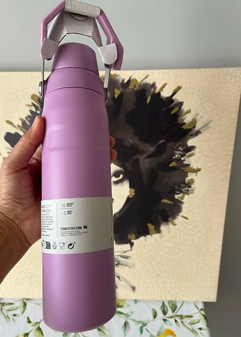 Pastel Mor Çocuk Termos Şişesi - Görsel 8