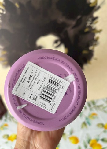 Pastel Mor Çocuk Termos Şişesi - Görsel 6