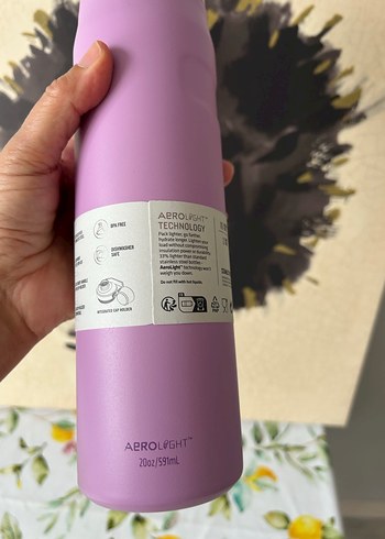 Pastel Mor Çocuk Termos Şişesi - Görsel 9