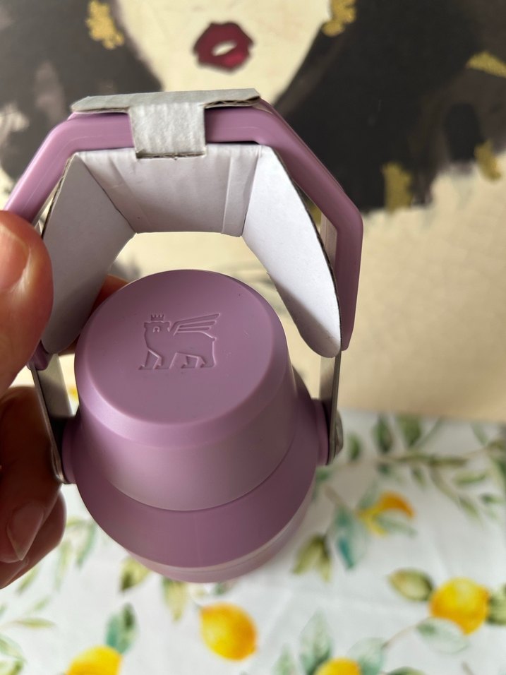 Pastel Mor Çocuk Termos Şişesi - Görsel 4