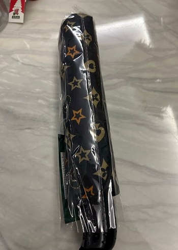 Bohem Siyah Pileli Kadın Şemsiye - Görsel 8