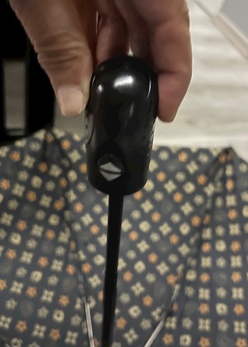 Bohem Siyah Pileli Kadın Şemsiye - Görsel 4